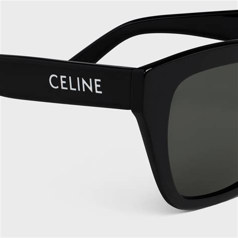 celine monochroms 03 sunglasses in acetate black|Céline .